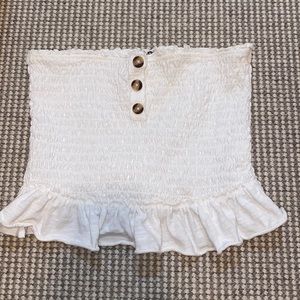 White Free People Tub Top